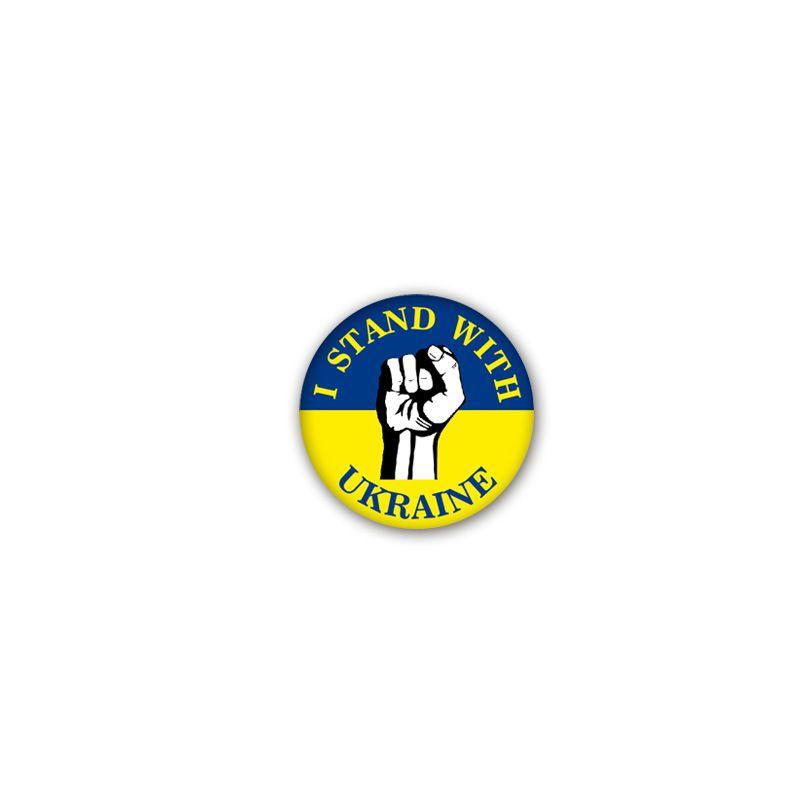 Unisex Ukraine Flag Button Badge For Accessories