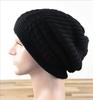 Cotton Thread Big Head Circumference Autumn and Winter Wool Hat European and American Style Large Knitted Hat Twist Plaid Men's Thermal Hat