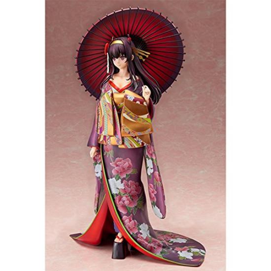 How To Raise a Boring Girlfriend Kasumigaoka Utaha Kimono Scale Complete Figure Plus Saekano - Ver. 1/8 (Aniplex Exclusive)