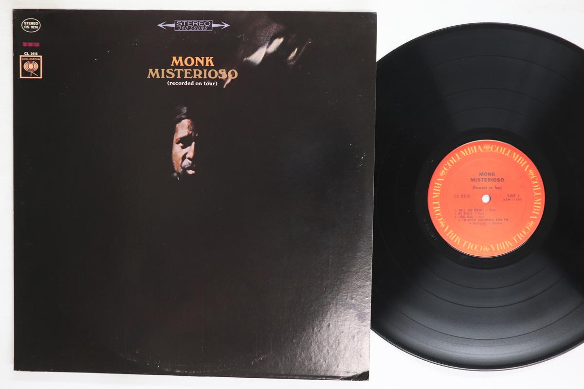 

LP Record THELONIOUS MONK Misterioso Recorded On Tour CS9216 COLUMBIA 1970 US Jazz Used