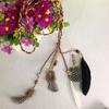 Party Headwear Peacock Feather Feather Headband Women Hairbands Tassel Indian Hair Accessories