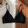 Original, seamless thin ice silk cool and breathable small-breasted underwear for women without steel ring anti-sagging breast bra cover