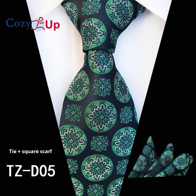 Cozy Up Fashion Paisley Multi-Colour Men's Tie Square Towel Set