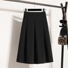 DIMANAF Plus Size Autumn 2025 Skirts Women Loose Skirt A-Line Fashion Maxi Pleated Skirts