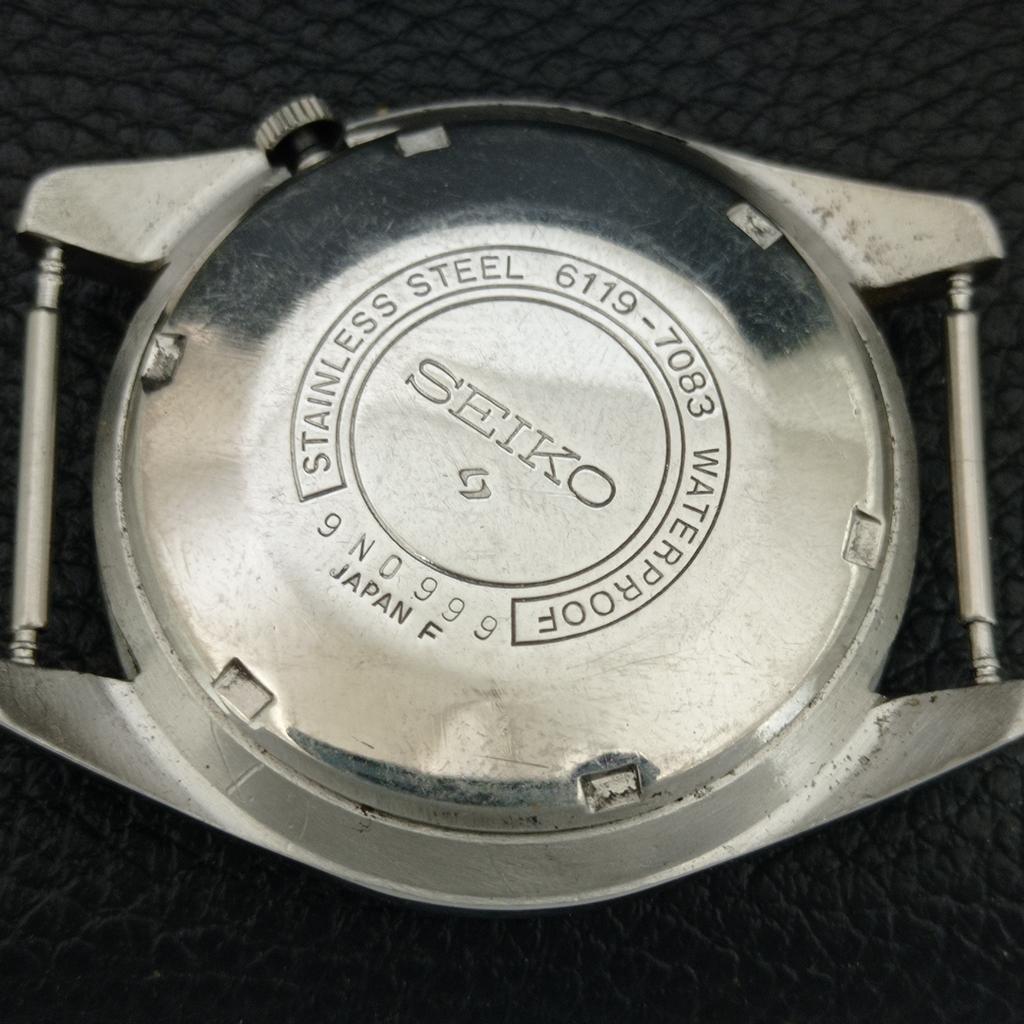 VINTAGE SEIKO 5 AUTOMATIC 6119C JAPAN MENS ORIGINAL DIAL WATCH A709567-1