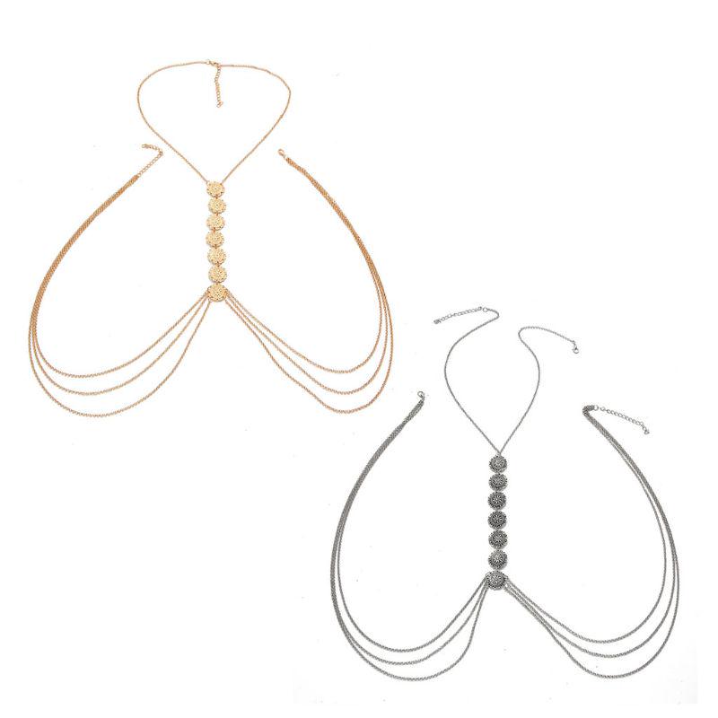 Sexy Bikini Waist Chain Harness Necklace Belly Body Chain Necklace