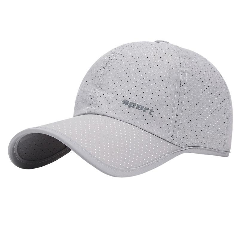 Breathable Thin Outdoor Casual Men's Hat Quick Drying Hat Perforated Mesh Hat Women's Cycling Sports Mesh Baseball Cap