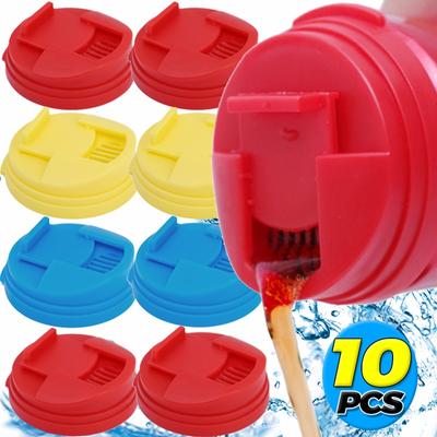 10/1PCS Beverage Can Lids Soda Tin Leak-proof Lid Beach Gadgets Drinks Protector for Beer Alcoholic Beverages Energy Soft Drinks