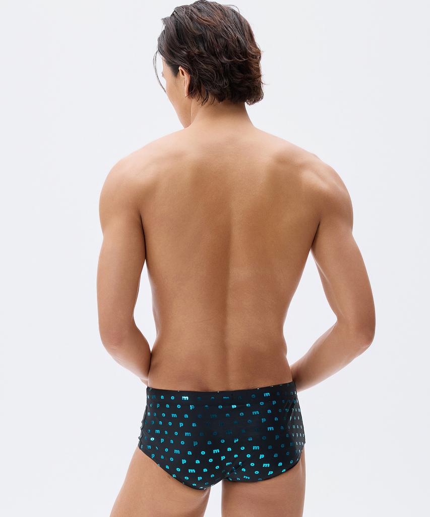 Umpa Blue Glam Square Men'S Swimwear