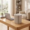 Plastic Desktop Trash Can Sealed Waste Paper Basket Durable Mini Waste  Bin  Bedroom