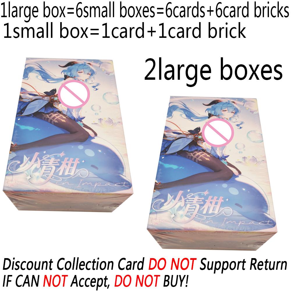Popularity Exploration Battle Games Genshin Impact Collection Card High Quality Character Creative Card Bricks Birthday Gifts
