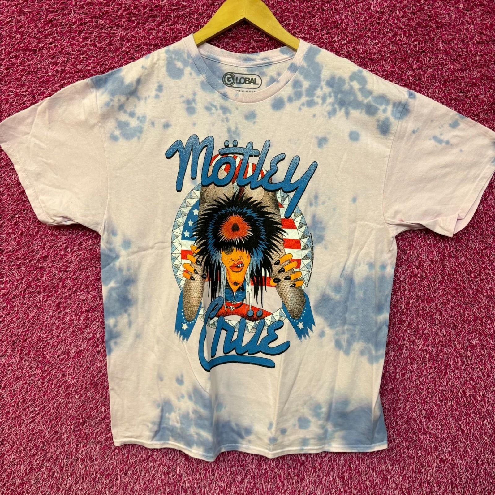 Motley Crue Girl Girls Girls Animated Heavy Metal Tie Dye XL S