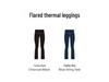 Girls' Fleece-Lined Micro-Flare Yoga Pants - 2024 Autumn/Winter Collection