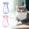 4Pcs Tiny Glass Vases Cats Whiskers Holder Tiny Vases for Flowers Cute Miniature Jars Small Decoration for Dollhouses DIY