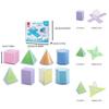 3d Geometry Math Model Kit For Middle School Cube And Rectangular Prism Unfolded Diagrams