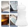 White Full Body Bath Pillow Polyester Bathtub Pillow Bathtub Cushion  Head Neck Back Support