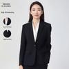 HANMANKE Damen Professionelle Schwarze Anzug Separates