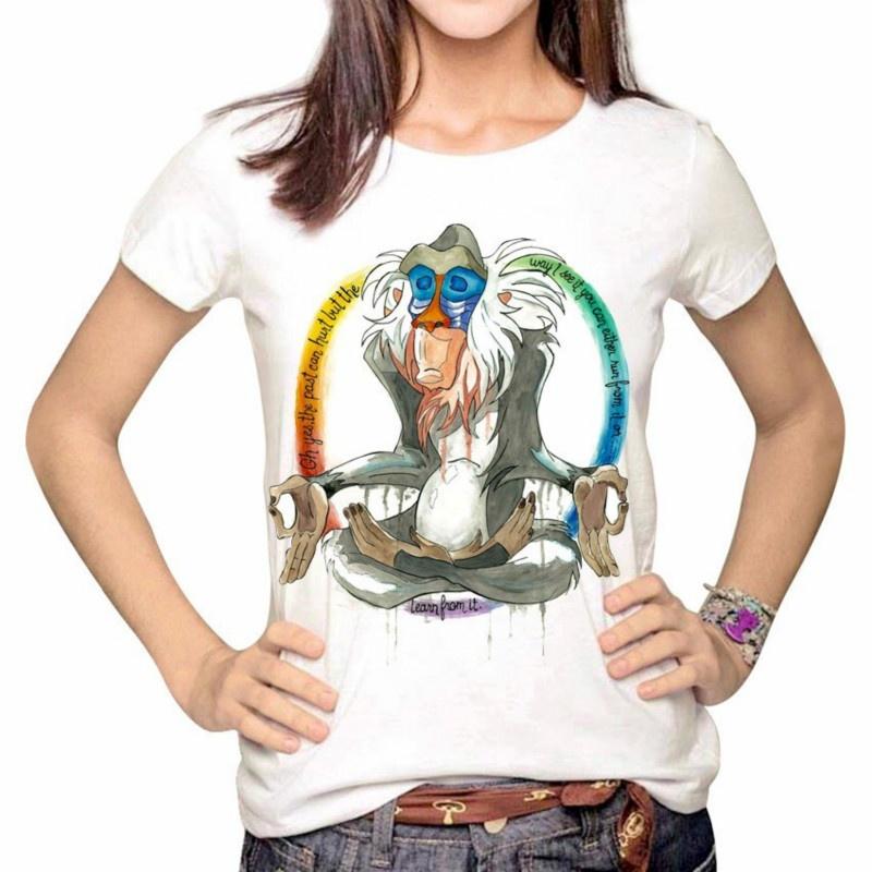 Buy Rafiki Zen Festival Clothing Crew Neck Harajuku Retro Fanny Top Tee Shirt White T Shirt