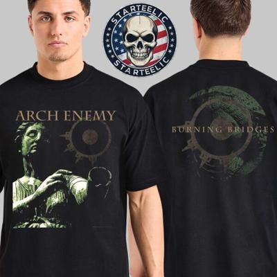 Arch Enemy Merch Tee Burning Bridges 2025 Two Sides Unisex TShirt Unisex T-Shirt
