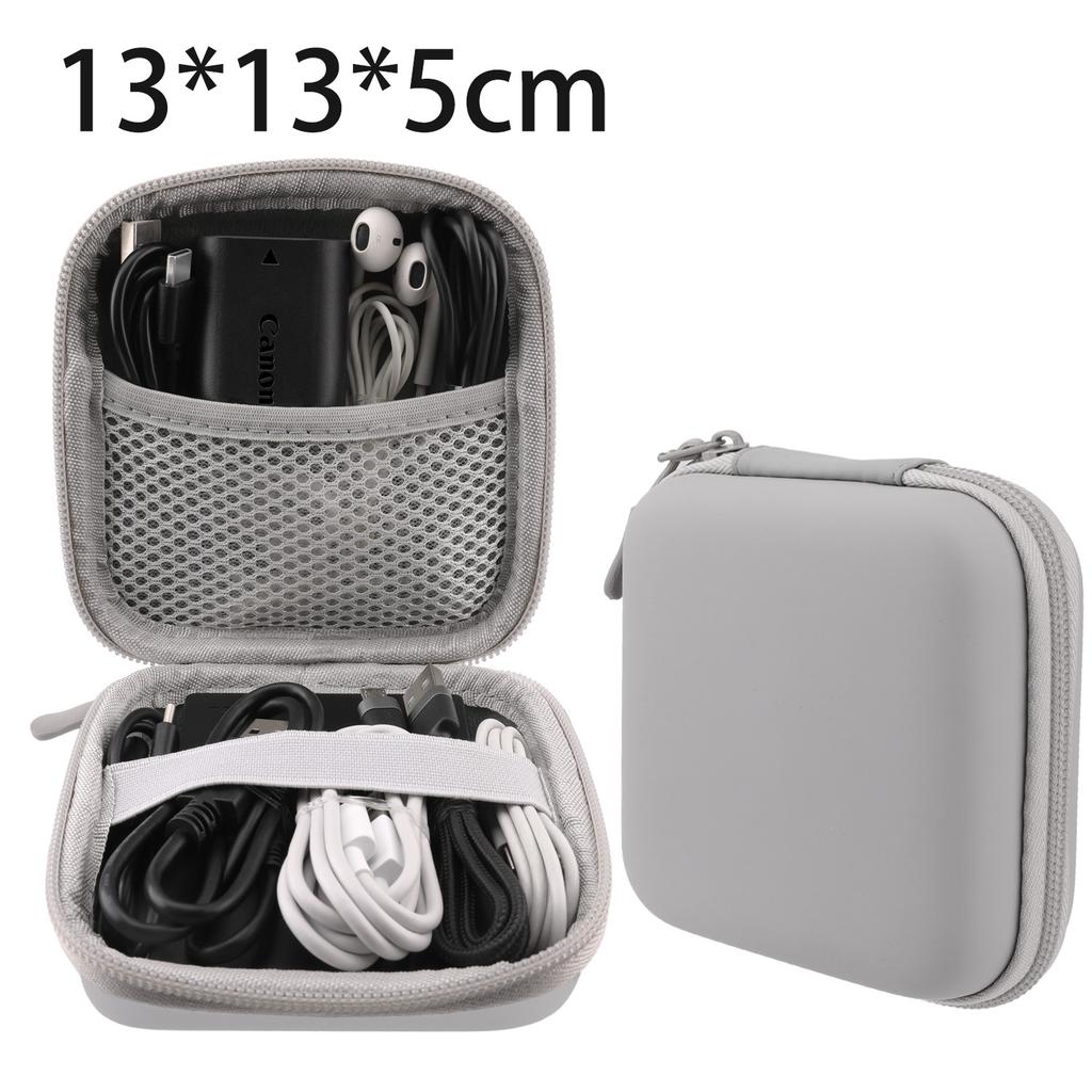 Portable Earphone Storage Bag Data Cable Organizer Bag Multifunctional Digital Gadgets Case For Charger U Disk Protective Cover
