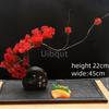 onigiri bento Sashimi Plate dish tray Decorative vase with flowers Sushi shop hotel Restaurant sea food decorations tree flower
