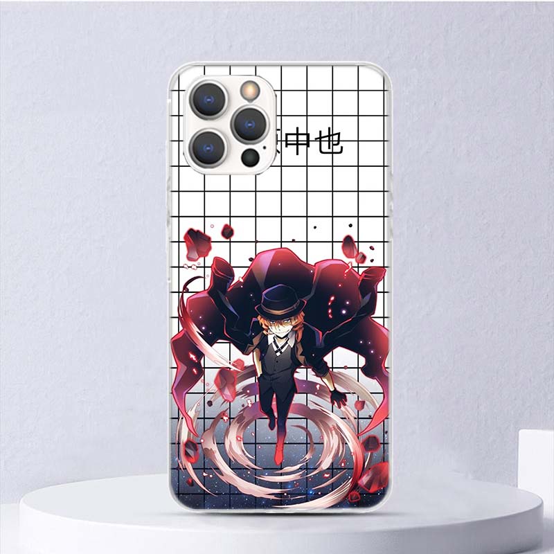 Bungo Stray Dogs Nakahara Chuuya Soft Case For iPhone 16 17 Air 16E 15 Plus 11 12 13 Mini 14 Pro Max Phone Cover Apple 7 8 SE Co
