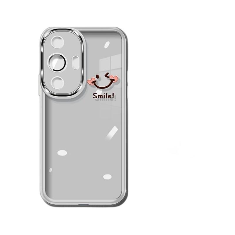 Applicable to Apple 11/11plus mobile phone case 11pro new simple 11 men's and women's 11 transparent smile expression