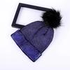 Hot Gold Silver Beanies Woolen Hat Female Autumn Winter Students Warm Woolen Knit Hat Reflective Beanies