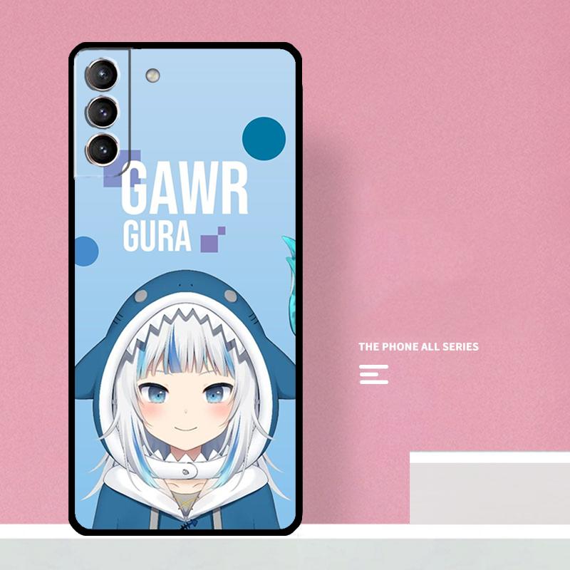 Gawr Gura Hololive Girl Phone Case For Samsung Galaxy S25 S26 Ultra S20 S21 S22 S23 S24 Plus S10 S25 FE Cover Coque