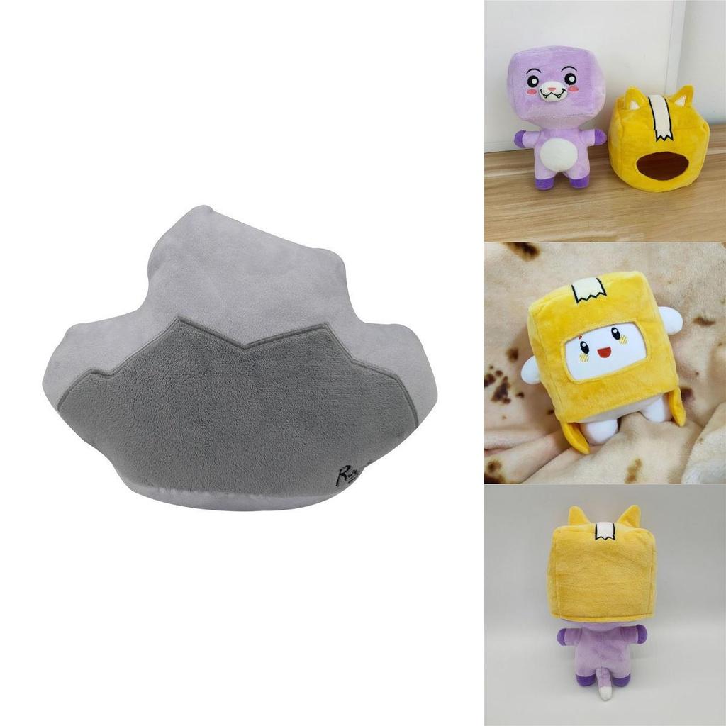 Adorable Lankybox Boxy Foxy Rocky Plush Soft Stuffed Toy Kids Game Figure Doll