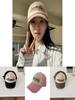 Fashionable Pink Baseball Cap For Women Summer Trendy Letter Embroidery Curved Brim Hat