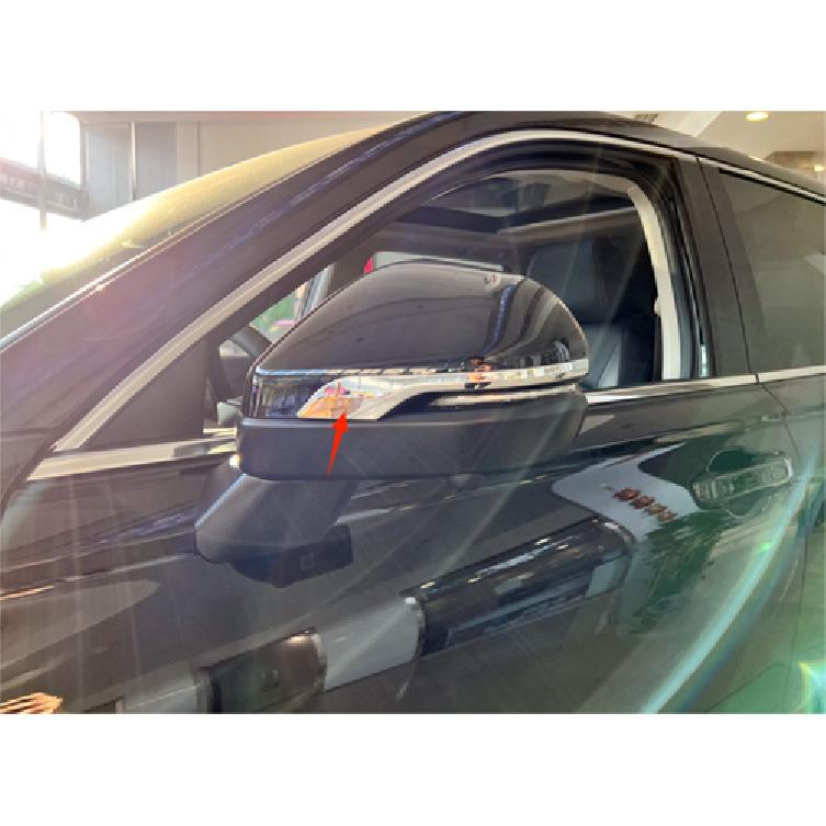 Chrome Rearview Mirror Side Stripe Lid Cover Trim For Honda CRV CR-V 2pcs