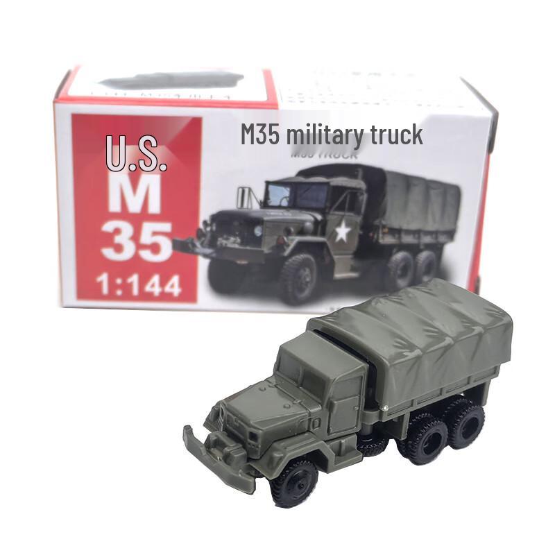 4D Assembly Military Transport Vehicle Model Set