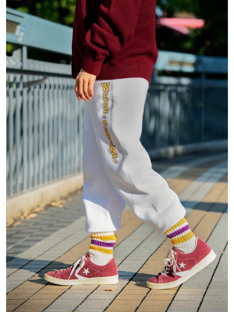 Trendy Japanese Thick Striped Slouch Socks - Retro Towel Bottom Mid-Calf Style for Men & Women
