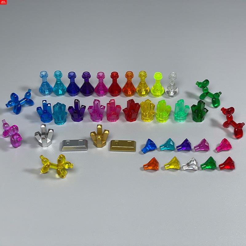 MOC Blocks 93549pb01 2608pb01 stone gem jewel Utensil Trans Erlenmeyer Flask Bottle Lab Medical Construction Bricks Children Playthings