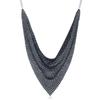 Leopard Fashion Print Metal Sheet Triangle Scarf Women Necklace For Wear Casual