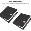 Colorful Auto Wake/Sleep Full Protection Smart Case 10.2 inch Multi-folding Stand Cover