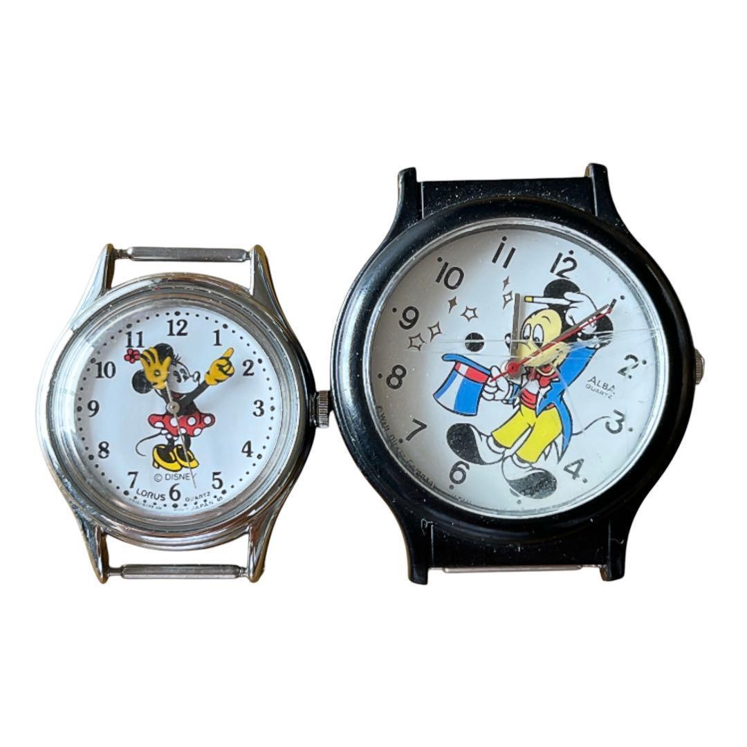 Junk SEIKO ALBA Mickey Mouse LORUS Minnie Mouse watch