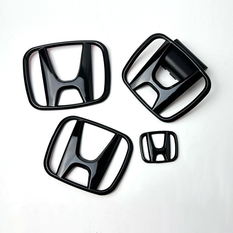Car front and rear logo sticker accessories For Honda Civic FIT Accord Prelude CRV 5th Mugen CRZ CRX Jazz HRV Pilot Odyssey Elys