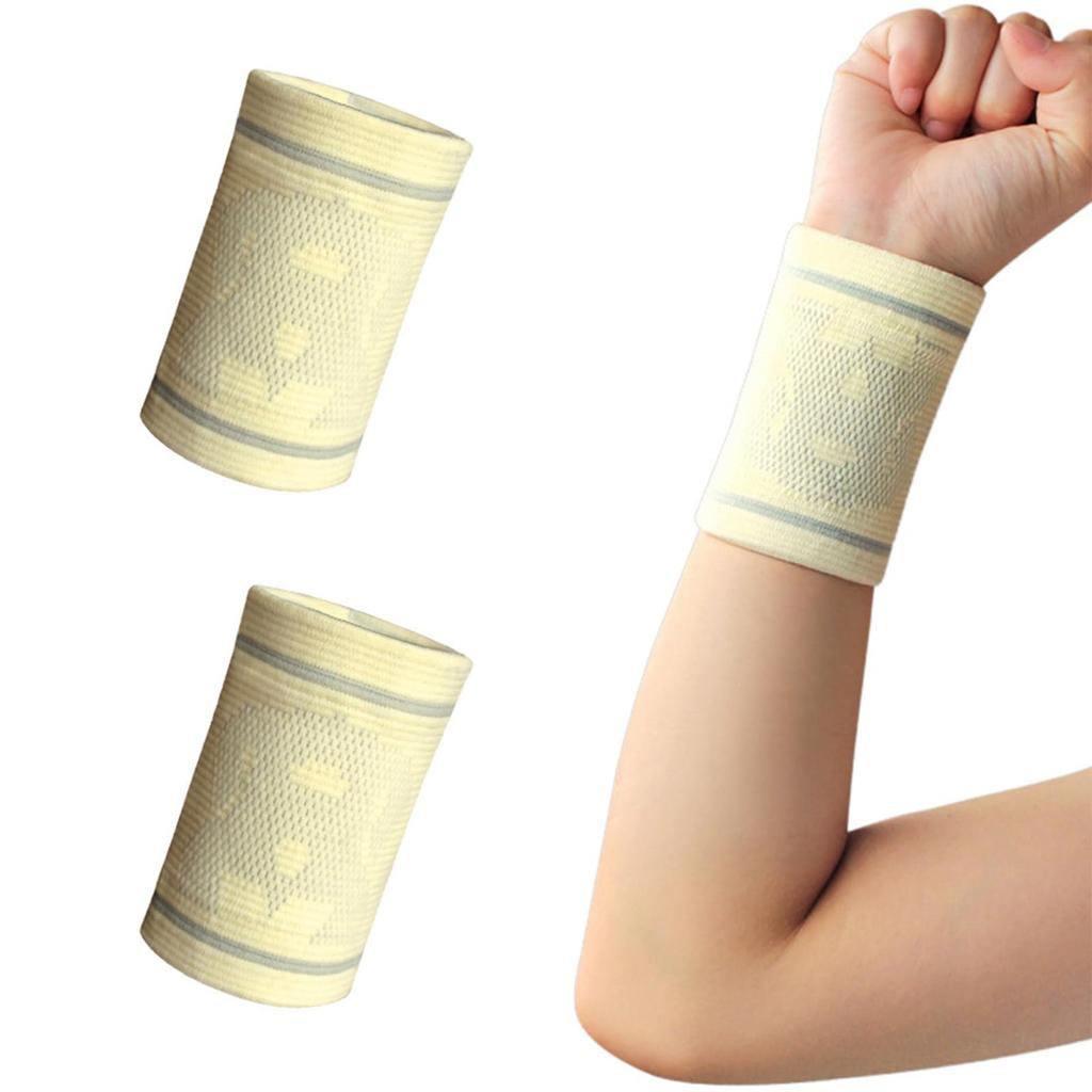 Zhejia Armband, Dünn, 2er-Set, 15CM, Schweißabwischendes Armband,
