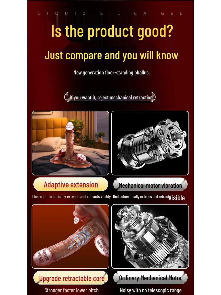 Long Love Realistic Silicone Dildo: Double Vibration, Automatic Thrusting & Withdrawal, Soft Flesh Feel Adult Sex Toy