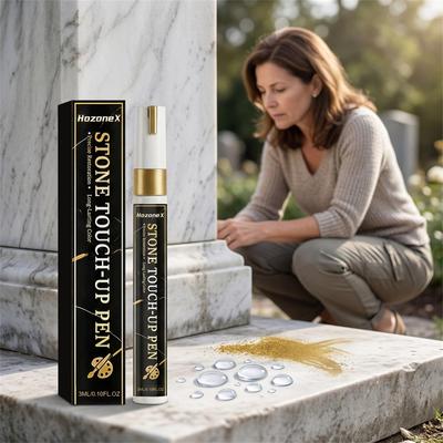 Tombstone Marker Inscription Restoration Pen Oil Based Quick Dry Weatherproof TTouch-Up Paint Pen Marker Pen For Granite Stone