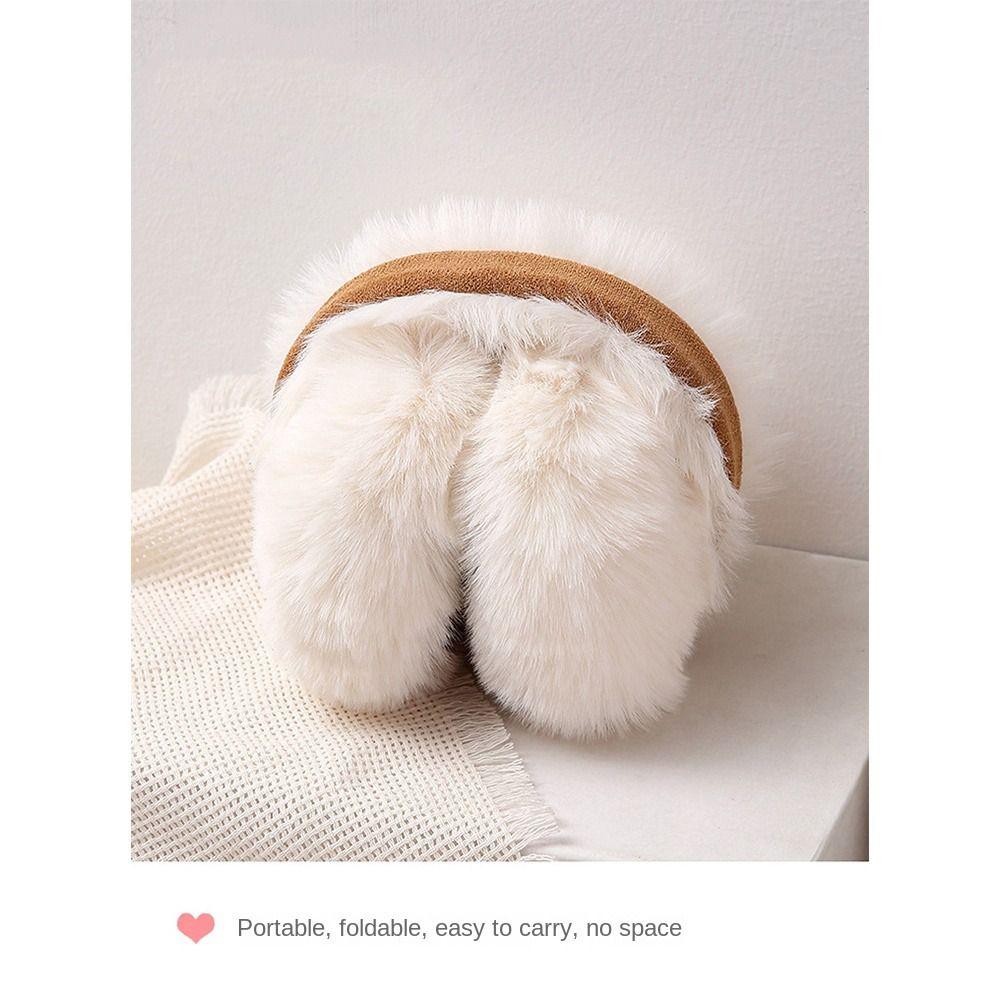 Warm Plush Ear Muffs Foldable Thicken Earflap Fashion Ear Cover  Winter