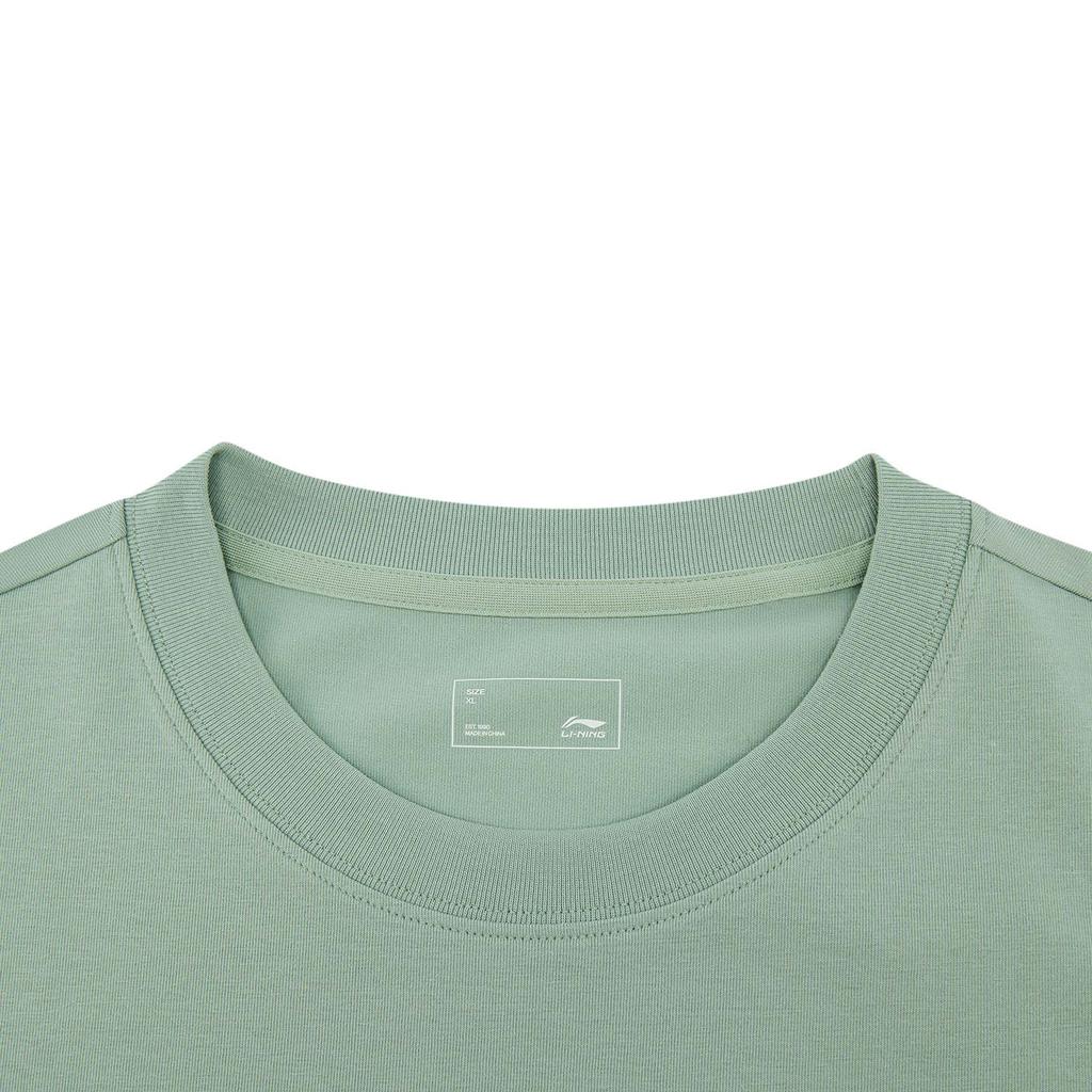 Li Ning Sports Lifestyle Series Round Neck Logo Letter T-Shirt Men Tops ATSW397-2