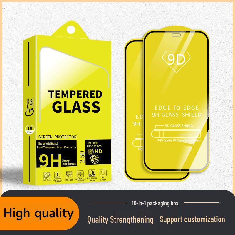 17 Full-Screen 9D Tempered Glass for iPhone 11/13/14/15/16