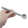 Outdoor Titanium Tableware Titanium Fork Spoon Camping Long Handle Extended Portable Spoon