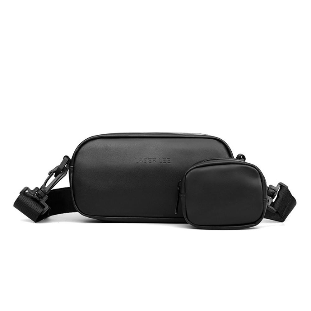 Hochwertige Schwarze Crossbody-Tasche Unisex Handytasche Brusttasche Modische Mini-Schultertasche für Paare