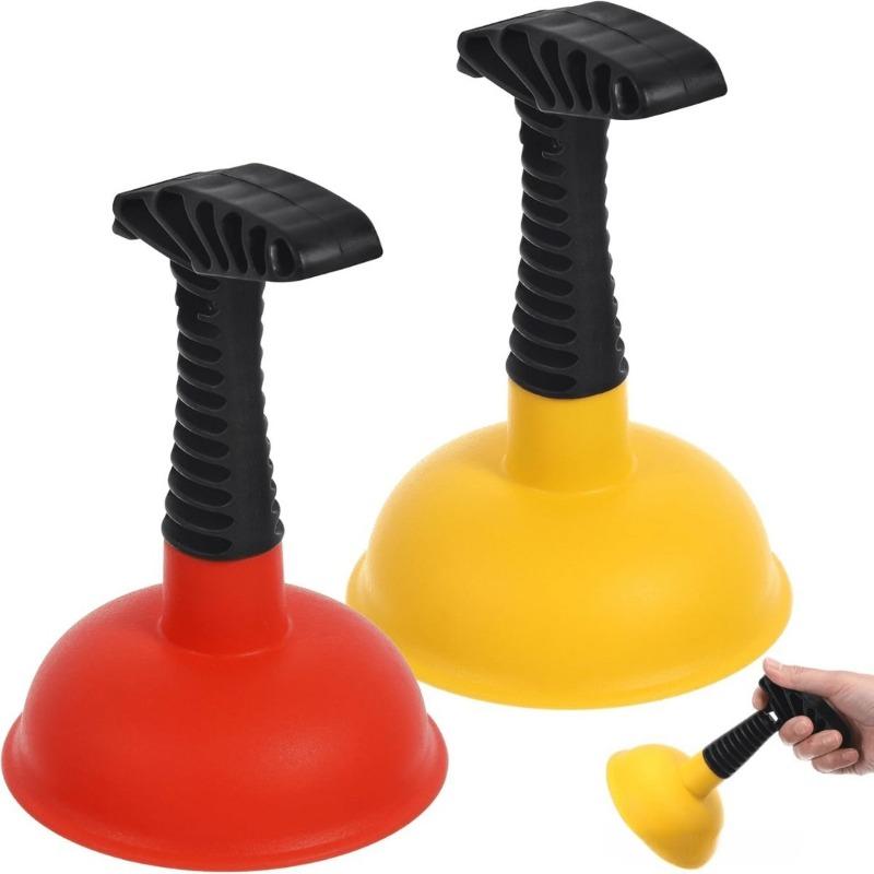 Enhanced Plastic Suction Tube for Bathroom Clog Removal - Water Drain Suction Rod with Plastic Handle - Toilet Suction Tool for Water Drain Suction