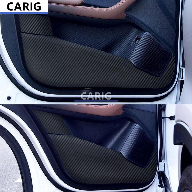 For BYD SONG PLUS 20-21 Door Anti-kick Sticker Modified Carbon Fiber Pattern Interior Car Film Accessories Modification