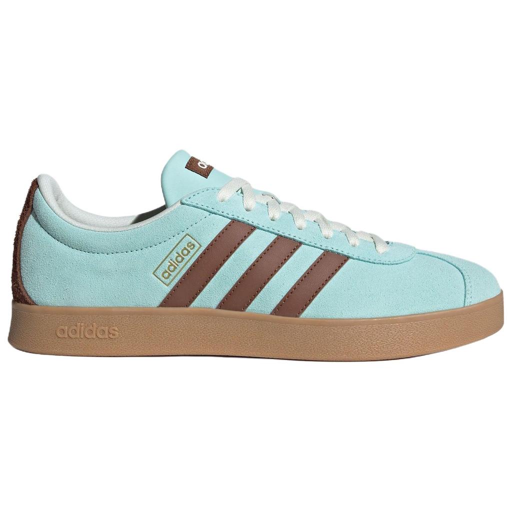 Adidas Vl Court Classic Fashion Comfortable Non-Slip Durable Low-Top Skate Shoes Unisex Sneakers Blue KK3772